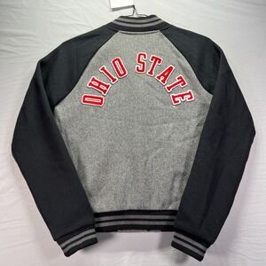 Ohio State Buckeyes Jacket Womens XS Victoria Secret Pink Varsity University